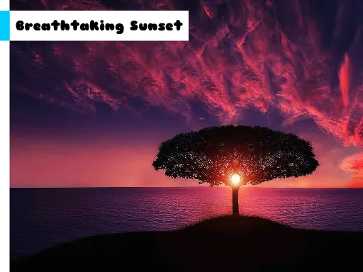 Breathtaking Sunset Jigsaw