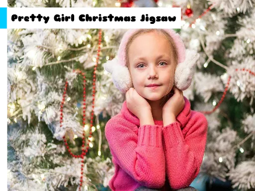 Pretty Girl Christmas Jigsaw