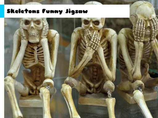 Skeletons Funny Jigsaw